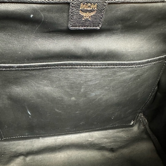 Large MCM Blue Backpack Preowned - Picture 15 of 16